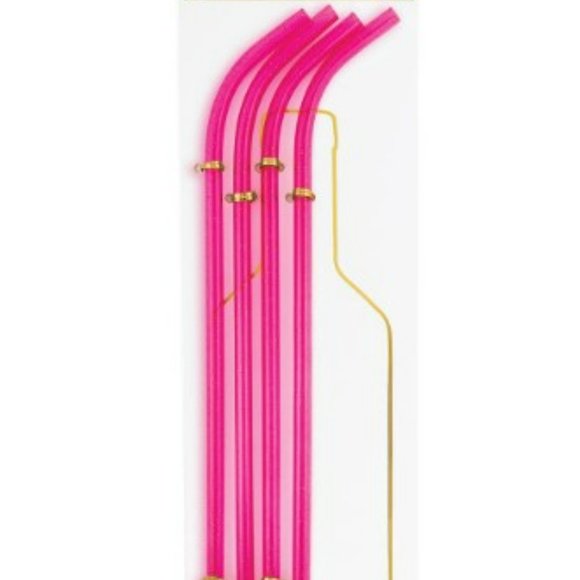 Straws - Bright Pink 4/pk - Picture 1 of 1